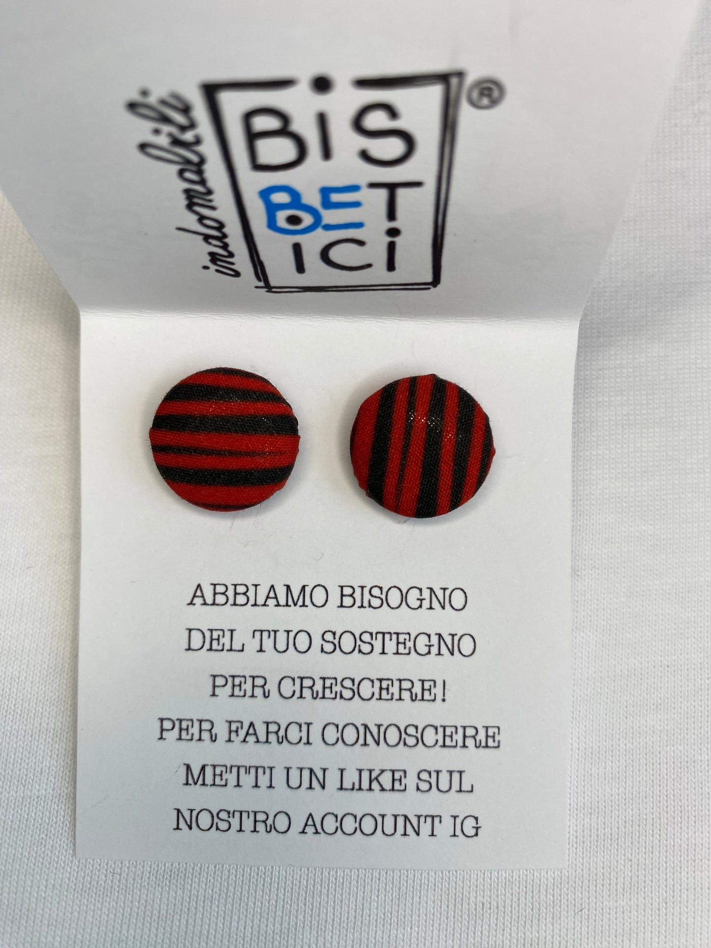 ORECCHINI IN TESSUTO